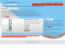 Tablet Screenshot of bodymasterindia.com